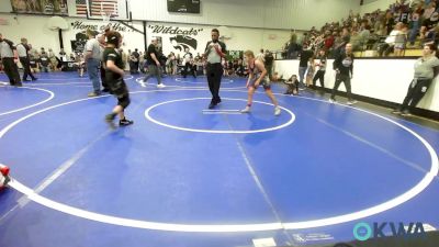 88-96 lbs Rr Rnd 2 - Shiloh Anno, HURRICANE WRESTLING ACADEMY vs Hannah Fields, Tahlequah Wrestling Club