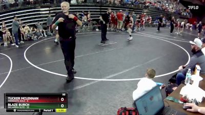 95 lbs Quarterfinals (8 Team) - Tucker McLennan, Minnesota Gold vs Blaze Burch, Oklahoma Elite