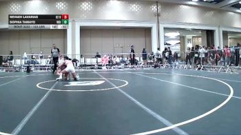 123 lbs Consi Of 8 #2 - Nevaeh Lavarias, O2 Rhino WC vs Sophia Tamayo, Vici WC