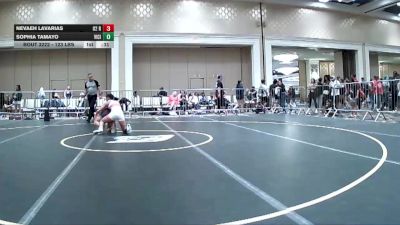 123 lbs Consi Of 8 #2 - Nevaeh Lavarias, O2 Rhino WC vs Sophia Tamayo, Vici WC