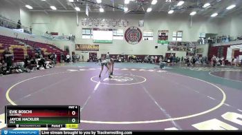 114 lbs Cons. Round 3 - Jaycie Hackler, Vale vs Evie Boschi, Columbia