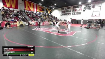 138 lbs Cons. Round 4 - Zach Bond, Simi Valley vs Aiden Pentz, Oak Hills