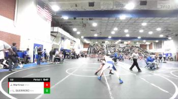 132 lbs Cons. Round 2 - LEONARDO GUERRERO, Mayfair vs Juan Martinez, West Valley (Hemet)