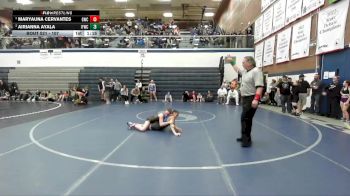 107 lbs Semifinal - Maryauna Cervantes, Grizzly Wrestling Club vs Airianna Ayala, Idaho Falls Wrestling Club