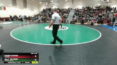 215 lbs Champ. Round 2 - Billy Velarde, Lander Valley vs Kaden Kasper, Laramie