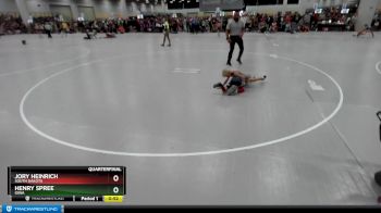 53 lbs Quarterfinal - Henry Spree, Iowa vs Jory Heinrich, South Dakota