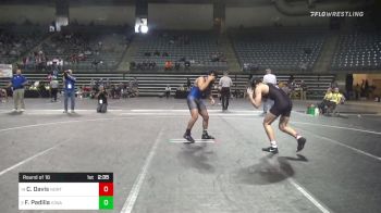 157 lbs Round Of 16 - Connor Davis, Northeastern vs Fabian Padilla, Iowa Western