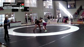 180 lbs Champ. Round 1 - Ella Shevlin, Chadron vs Symphanie Sampson, Schreiner University