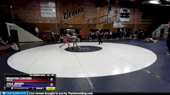 87 lbs Round 1 - Braxton Conyers, Suples vs Cole Jensen, All In Wrestling