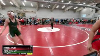 170 lbs Champ. Round 1 - Matilda Hruby, Brighton vs Abrehanna Ley, Platte Valley