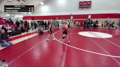 64-67 lbs Round 5 - Gannon Cuckow, Wiggins vs Ryley Rainier, Platte Valley