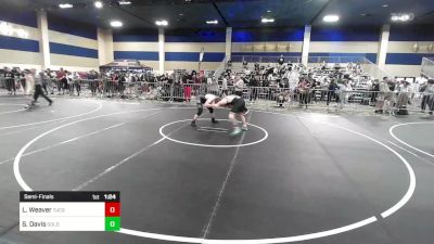 190 lbs Semifinal - Landon Weaver, Tucson Pride WC vs Satoshi Davis, Gold Rush Wr Ac