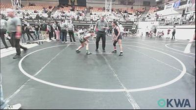 91-98 lbs Rr Rnd 2 - Clementina Zapata, OKC Saints Wrestling vs Ava Thoroughman, Broken Arrow Wrestling Club