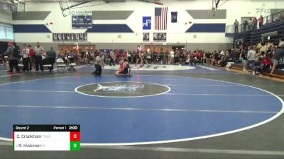 120 lbs Round 2 - Robert Hickman, Mill Valley vs Clayton Crookham, Tonganoxie