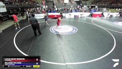 119 lbs Cons. Round 3 - Lucas Bear Bordon, California vs Richard Mujagic, Wrestling Prep