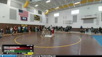 84 lbs Round 3 - Tevyn Bates, Cody Middle School vs Pryce Wiggington, Riverton Middle School