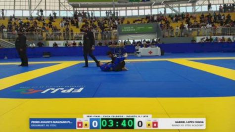 GABRIEL LOPES CUNHA RHINO JIU JI vs PEDRO AUGUSTO MANZANO PIMENTEL F 2026 FPJJ Circuito Paulista GI Etapa 3