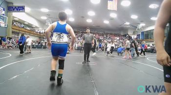 140 lbs Quarterfinal - Gabriel Tubbs, Tecumseh Youth Wrestling vs Carson Barber, Little Axe Takedown Club