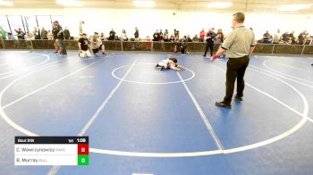 64 lbs Quarterfinal - Chael Wawrzynowicz, MarcAurele Youth vs Brooke Murray, Salem Bulldogs