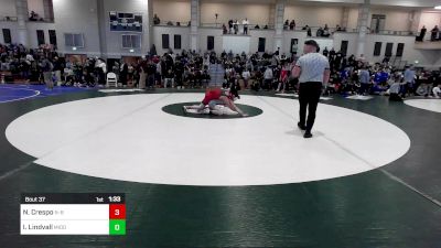 126 lbs Round Of 32 - Nicholas Crespo, New Bedford vs Iain Lindvall, Middleborough