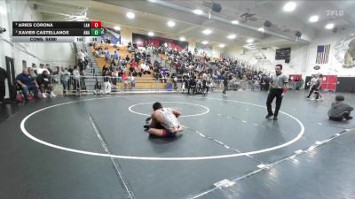 138 lbs Cons. Semi - Xavier Castellanos, Anaheim vs Aries Corona, Lancaster