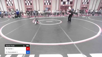 92 lbs Quarterfinal - Gabriella Conte, Nj vs Cohen Swoveland, Me