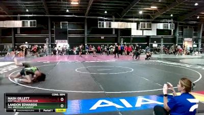 106 lbs Cons. Semi - Nash Gillett, East Valley Wrestling Club vs Landon Edwards, Vail Wrestling Academy