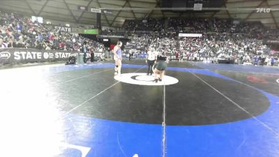 Girls 2A 235 lbs Semifinal - Hailey Rains, Anacortes (Girls) vs Youtarina Herwin, Hudson`s Bay (Girls)