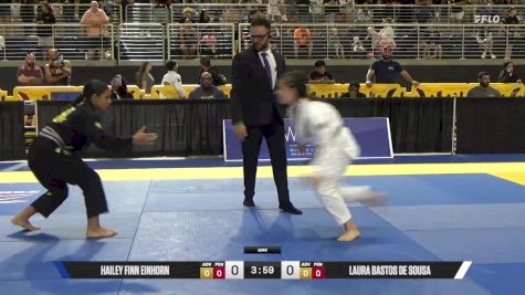 Laura Bastos De Sousa vs Hailey Finn Einhorn 2025 Pan Kids Jiu-Jitsu IBJJF Championship