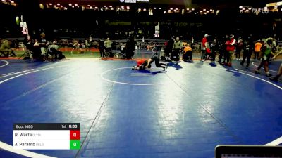 85 lbs Semifinal - Redmond Warta, Olympic vs Jax Paranto, Delsea