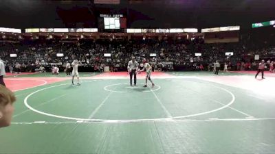 95 lbs Quarterfinal - Cameron Fenos, BKV1 vs Barrett Braun, WEWA