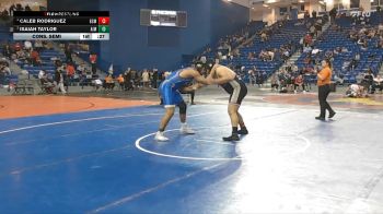 285 lbs Cons. Semi - Isaiah Taylor, AIM Academy vs Caleb Rodriguez, Bishop McCort