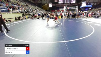 155 lbs Cons 32 #2 - Teagan McGuinness, NY vs Hallie Harp, TX