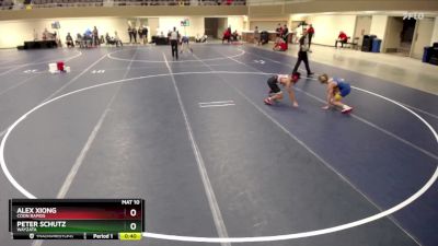 107 Championship Bracket Cons. Round 4 - Alex Xiong, Coon Rapids vs Peter Schutz, Wayzata