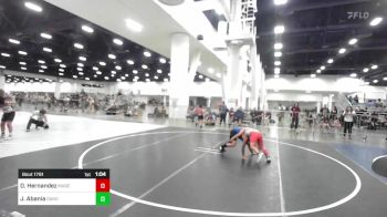 100 lbs Semifinal - Damian Hernandez, Madera WC vs Jordan Abania, Oakdale, Wrestling