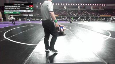 133 lbs Round Of 32 - William Carpenter, Florida vs Giancarlo Plaza, Menlo-NCWA