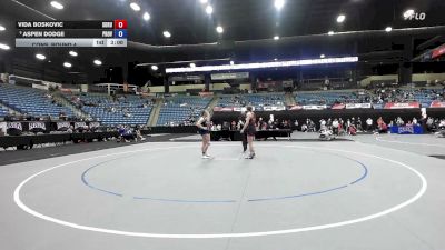 160 lbs Cons. Round 4 - Aspen Dodge, University Of Providence vs Vida Boskovic, Southern Oregon