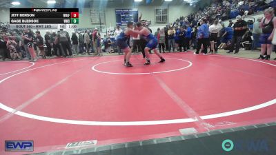 3rd Place - Jett Benson, Wolfpak Wrestling vs Gage Bledsoe, Woodland Wrestling Club