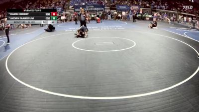 G 152 lbs Cons. Semi - Jazmin Mangrum, Covington Girls vs Hazie Hebert, North Vermilion Girls