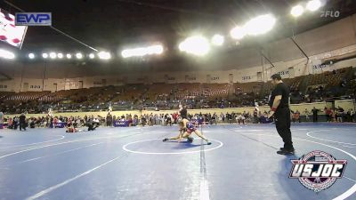 92 lbs Consolation - William McNeill, Deer Creek Wrestling Club vs Salma Martinez, El Reno Wrestling Club