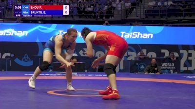 68 kg 1/8 Final - Feng Zhou, China vs Emma Patrici Bruntil, United States
