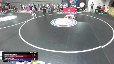 144 lbs Cons. Round 2 - David Medina, Beat The Streets - Los Angeles vs Trey Byun, Team Thunder Wrestling Club