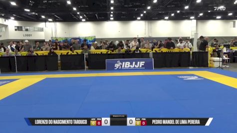 Pedro Manoel De Lima Pereira vs Lorenzo Do Nascimento Tarouco 2025 World IBJJF Jiu-Jitsu No-Gi Championship