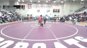 170 lbs 1st Place Match - Sarah Toribau, Oakley vs Abigail Henderson, Kuna