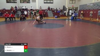 132 lbs Consi Of 8 #2 - Hunter Block, Woodward Academy vs Jayden Bowles, Jesuit High School - Tampa