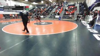106 lbs Cons. Round 2 - Derrick Solano, Etiwanda vs Izaiah Pena, Etiwanda