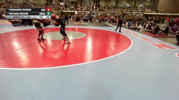 138 lbs 4th Place Match - Fernando Dioses, Lubbock vs Bryson Brown, Amarillo