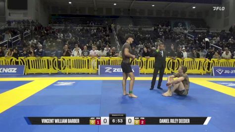 Daniel Riley Deeder vs Vincent William Barber 2025 Pan IBJJF Jiu-Jitsu No-Gi Championship
