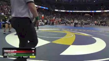 3rd Place Match - Darian Earth, Winnebago Girls vs Lila Bloomer, South Loup Girls