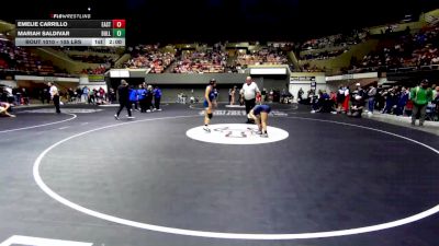 105 lbs Round Of 16 - Emelie Carrillo, East Bakersfield vs Mariah Saldivar, Bullard